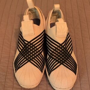 Adidas White and Black Women's Shoes